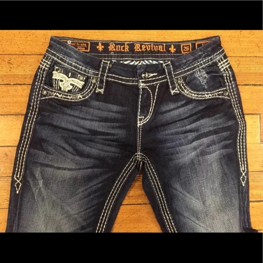 ROCK REVIVAL ELLA EASY BOOT STRETCH JEAN 26x31